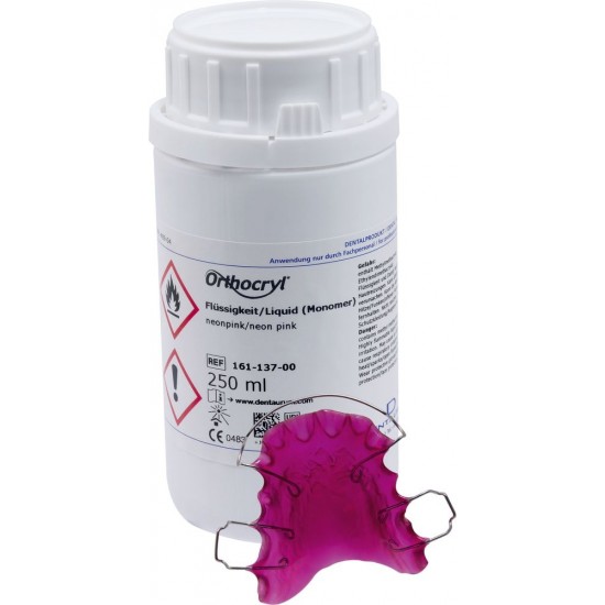 Orthocryl płyn różowy (neon pink)  (250ml)