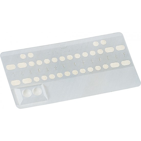 Podkładka do zamków ort.z folią samoprzyl.(50szt)