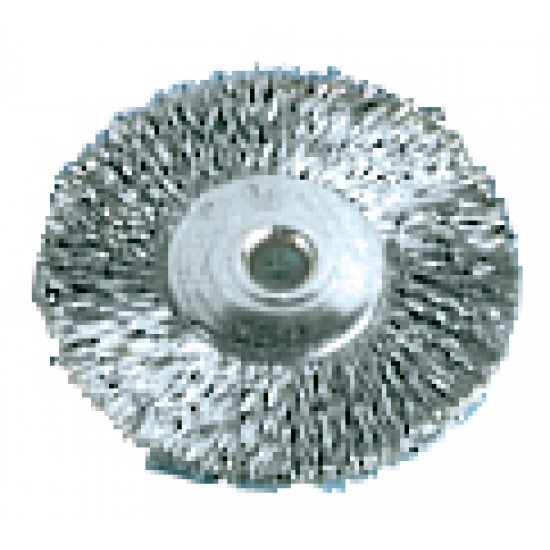 Szczotka polerska druciana fi21mm na prostnicę