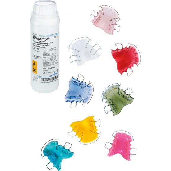 Orthocryl płyn rózowy (hot pink) (250ml)