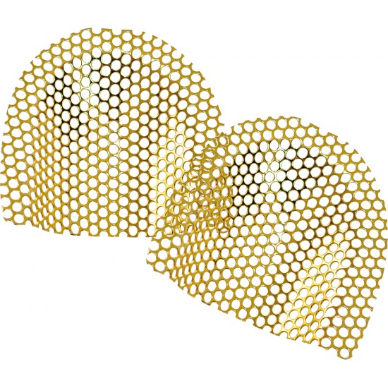 Siatka wzmacniająca na bezzębie pozłac.0,4mm 10szt