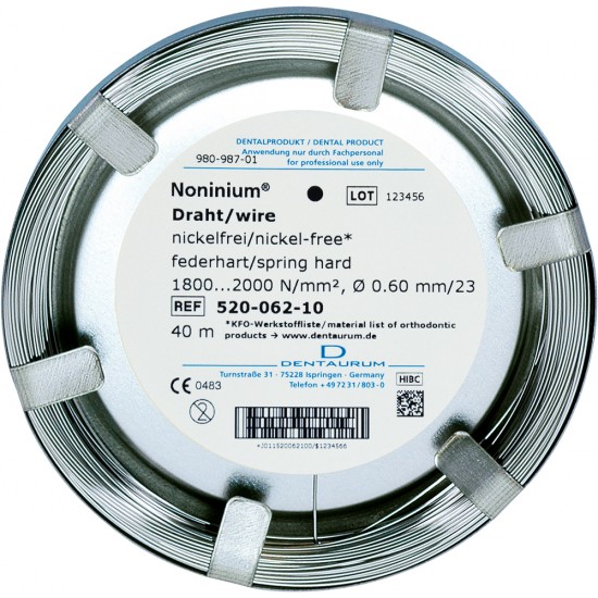 Drut Noninium/bezniklowy/okr.sp.-twardy 0,90mm 10m