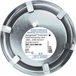 Drut remanium okrągły spr.-twardy 0,80mm (20m)