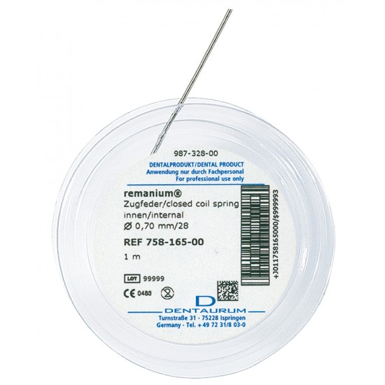 Sprężyna remanium zamknięta 28  0,70mm  (1m)