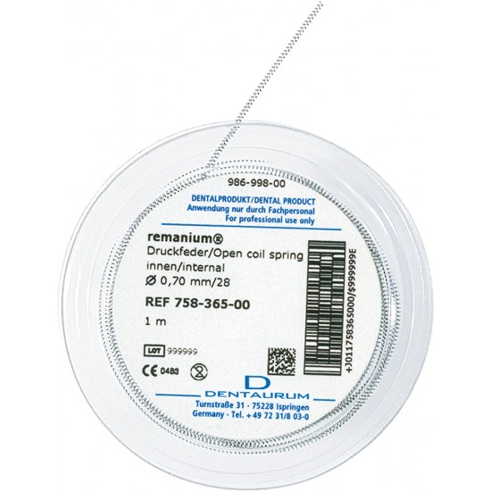 Sprężyna remanium otwarta 28 0,70mm  (1m)