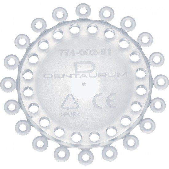 Kliny antyrotacyjne Dentalastics transp.(100szt)